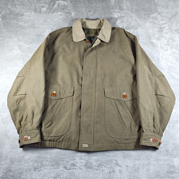 RAINFOREST Other - Rainforest Jacket Mens Large Green Field Utility Chore Full Zip Outdoor Workwear